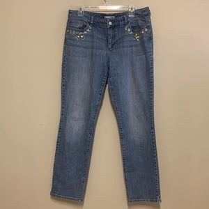 Chico’s Platform Jeans sz 2
